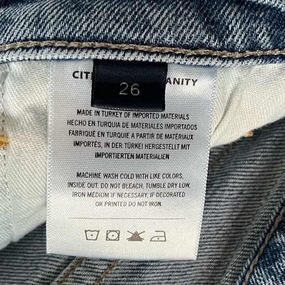 Citizens of Humanity Jolene High Rise Vintage Slim Button Fly Jeans Sz 26 GUC - Picture 14 of 16